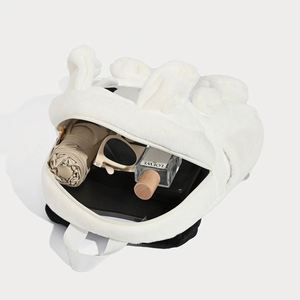 Design Designs and Customizes Cute Cartoon <b>Backpacks</b> Ita Bagsautumn and Winter Plush Bags and <b>Large</b>-capacity Fluffy <b>Backpacks</b> - Product Image 3