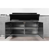 Vente en gros Ensemble de cuisine pour barbecue en acier inoxydable Grill intégré Cuisine d'extérieur Îlot pour barbecue