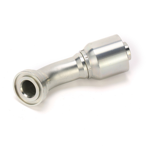 SAE một mảnh phụ kiện thủy lực 3000 psi 45 Độ uốn cong Công Đoàn với kẽm mạ xử lý bề mặt - Product Image 2