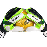 Gants de football antidérapants en latex à prix d'usine, gants de gardien de but