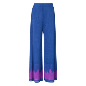 Kadınlar için 2020 yeni takım elbise Set pantolon takım elbise baskılı uzun kollu kristal mavi artı boyutu anne giymek rahat kıyafet Maxi - Product Image 6