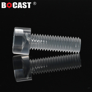 สกรูหัวจม Bocast PC ขนาด M3-M10 อะคริลิกใส หัวทรงกระบอก ขันแน่นตามมาตรฐาน GBT - Product Image 2