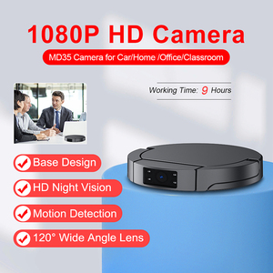 1080P Full HD <span class=keywords><strong>Mini</strong></span> Máy Ảnh Kỹ Thuật Số DV DVR Video Recorder Máy Quay Phim Cho Cuộc Họp Ghi Âm Được Xây Dựng-Trong 1500MAh Pin Webcamera - Product Image 2