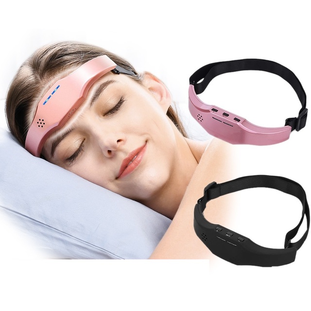 Electric Head Massager Sleep Monitor Migraine Relief Massager Insomnia Therapy Release Stress Sleep Therapy Device Sleeping ABS