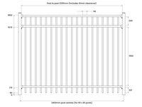 Panneau de clôture en aluminium antirouille, inclinable à 30 degrés, pour jardin, piscine, sécurité, balustrade, clôture pour terrain ondulé