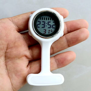 Broches Lumineuses Unisexe pour Infirmière Médecin Hôpital Personnel Médical Alarme Broches Numérique Électronique FOB Montres <span class=keywords><strong>de</strong></span> Poche Suspendre Horloge Cadeaux - Product Image 4