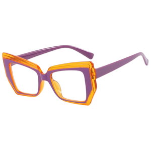Occhiali da Donna Retrò Trendy a <span class=keywords><strong>Occhio</strong></span> di <span class=keywords><strong>Gatto</strong></span> Poligonali con Montatura Piatta Anti-Luce Blu Personalizzata Stile <span class=keywords><strong>Occhio</strong></span> di <span class=keywords><strong>Gatto</strong></span> - Product Image 5