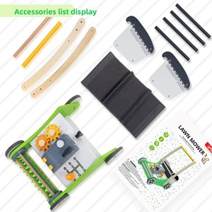 Trottineur en <span class=keywords><strong>bois</strong></span> personnalisé pour bébé, <span class=keywords><strong>jouet</strong></span> éducatif à tirer pour tout-petits, aide à la marche pour l'apprentissage précoce et jeu d'imitation en extérieur - Product Image 3