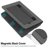 Casing Kindle Khusus untuk Kindle Paperwhite Generasi ke-12, Model Berdiri Vertikal dengan Tali Pegangan yang Dapat Disesuaikan, Anti Selip, Anti Jatuh