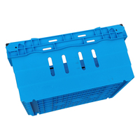 Caisse en plastique empilable et emboîtable pour fruits et légumes, 35L 50L, robuste, en maille PP, écologique et recyclable, pour la distribution logistique