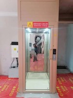 Preisgünstiger Panorama-Kleinhausaufzug für Außenbereich, 1-Etagen-Wohnlift für Innen- und Außenbereich von Villen