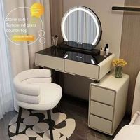 Meubles de chambre modernes et simples, coiffeuse de style crème français pour chambre à coucher et salon
