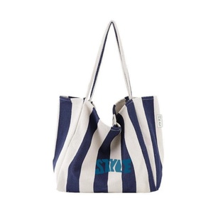 Large Eco Friendly Low MOQ Printed Canvas Tote <b>Bags</b> Embroidery Chains Two Handles <b>Shoulder</b> <b>Strap</b> Custom Logo TC Brand Button - Product Image 6