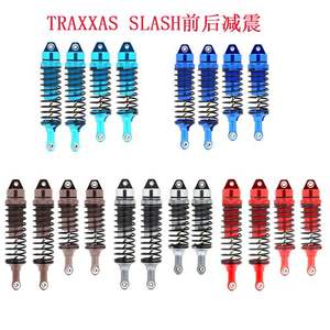 Ensemble d'amortisseurs en métal, pièce de mise à niveau pour voiture RC, 4 pièces, avant et arrière, pour Traxxas Slash 1 10 Huanqi 727 - Product Image 3