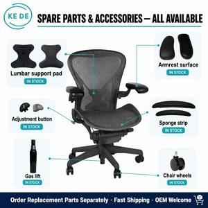 Reposacabezas de Repuesto para Silla <span class=keywords><strong>Aeron</strong></span> de <span class=keywords><strong>Herman</strong></span> <span class=keywords><strong>Miller</strong></span>, Sin Necesidad de Taladrar, Ajustable, de Malla, para el Cuello, Suministro de Fábrica OEM ODM - Product Image 5