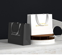 Bolsas de Papel Plegables y Reutilizables para Boutique con Empaque y Logotipo Personalizado