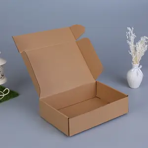 卸売 飛行機紙クラフト-クラフト紙包装箱カスタマイズサイズロゴ印刷靴箱飛行機箱