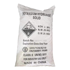 Hydroxyde de potassium en flocons KOH 90% de pureté, qualité industrielle, flocons blancs - Product Image 2