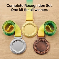 Médaille en métal plaqué or personnalisée avec logo, gravée en 3D, abordable, pour les compétitions scolaires et sportives