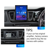 9.7 "Style Vertical Tesla Écran Android Carplay Autoradio Lecteur GPS Navigation pour Kia Carnival YP Sedona 3T 2014-2020
