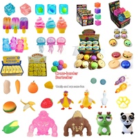 Mainan Anti-Stres Squishy Karet/PVC Berkualitas Tinggi, Bestseller Lintas Negara, Bentuk Buah Realistis, Tekan dan Lepas, Dikemas dalam Kotak