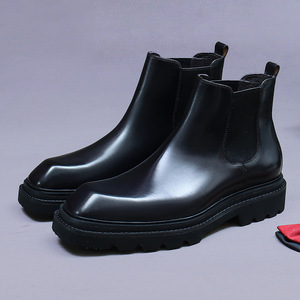 Nouvelles Bottes en Cuir Véritable 2025 pour Hommes, à Lacets, Lavables, Fabriquées à la Main par Goodyear, Style Rétro Intemporel, Semelle Antidérapante en Caoutchouc - Product Image 2
