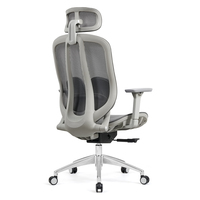 Chaise de bureau ergonomique moderne haut de gamme en maille, grande taille, robuste, réglable en hauteur, pivotante, pour ordinateur, bureau à domicile
