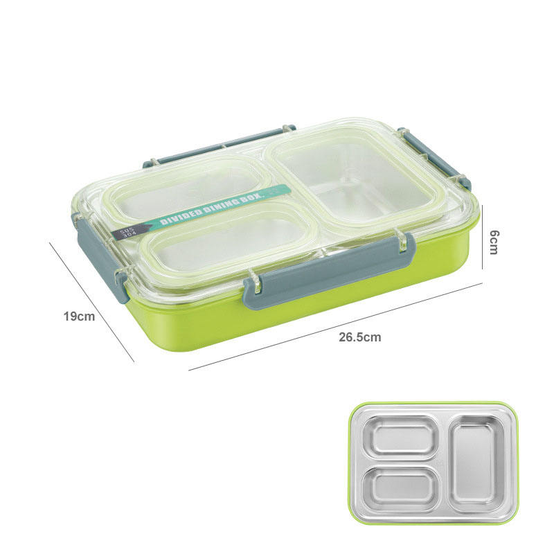 Green Three Compartments