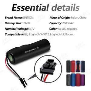 2600mAh 3.7V Li-Ion Batterie 18650 Logitech <span class=keywords><strong>UE</strong></span> <span class=keywords><strong>Boom</strong></span> S-0012 533-000105 NTA3083 LCO Anode Matériel 12V Tension - Product Image 4