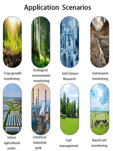 Датчик температуры и влажности почвы ZONEWU LoRaWAN на солнечной энергии для умного земледелия и мониторинга орошения теплиц - Product Image 6