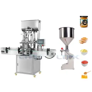 Custom manual, semi auto, auto viscous liquid filler filling machine for paste cream cosmetics bottle vial jar packaging