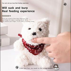 Jouet en peluche électrique pour chien qui <span class=keywords><strong>marche</strong></span> et <span class=keywords><strong>parle</strong></span>, adorable poupée pour bébé unisexe, doux, Hotwavhildren, accompagnement, boîte d'affichage P4G, téléphone intelligent - Product Image 5