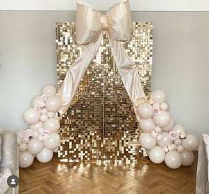 सुंदर प्रकाश सोने के शमर दीवार सजावटी पैनल के साथ 3d दर्पण प्रभाव के साथ सुंदर मल्टीकोलर पृष्ठभूमि - Product Image 5