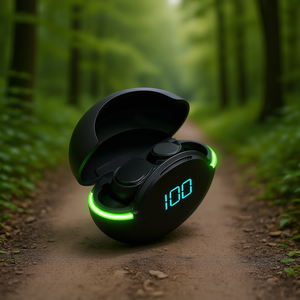 Auricolari wireless Myrva Y80 In-Ear Bluetooth 5.3 con controllo touch, display digitale e impermeabilità IPX4 per lo sport - Product Image 2