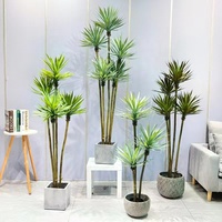Plantes artificielles, arbre décoratif pour la maison, bonsaï, plantes en plastique, pots, aménagement paysager, plantes artificielles modernes, palmier d'intérieur
