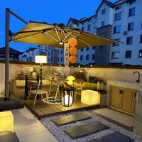 Chaude Extérieure Étanche Décoration Couleur cube Led Glowing Cube Led Ball Lumière pour Garden Party De Mariage Boîte de Nuit lampadaires