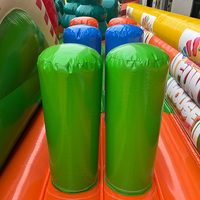 Castillo Inflable Gigante de PVC con Diseño de Arcoíris para Niños, Ideal para Fiestas, Carnavales y Alquiler Comercial