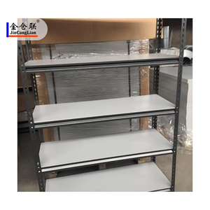 गैरेज स्टील लाइट ड्यूटी स्टोरेज पाइप रैक 5-परत बोल्ट अनुकूलित रैकिंग अलमारियों पाउडर लेपित स्नैपर - Product Image 4