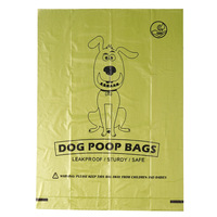 Sacs écologiques de luxe pour déjections canines, biodégradables, compostables, en amidon de maïs, logo personnalisé