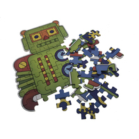 Puzzle de différentes formes, jouet éducatif, en papier, personnalisé, pour enfants, pièces