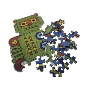 Puzzle de différentes formes, jouet éducatif, en papier, personnalisé, pour enfants, pièces - Product Image 5