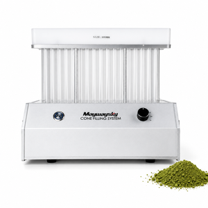 Machine de remplissage de cônes <span class=keywords><strong>Mayway</strong></span> 100 pour la production en volume, adaptée aux cônes de 84 mm/98 mm/109 mm, machine à vibrer les matériaux - Product Image 1