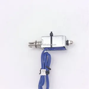 Micro solenoid 12V 24V DC mini push-pull electromagnet for automatic appliances 5mm stroke solenoid
