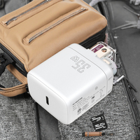 Adaptador de puerto USB C tipo C, cargador rápido de 35 W, cargador de pared PD con enchufe estadounidense, fuente de alimentación aprobada por ETL FCC para iPhone 15 y cámaras