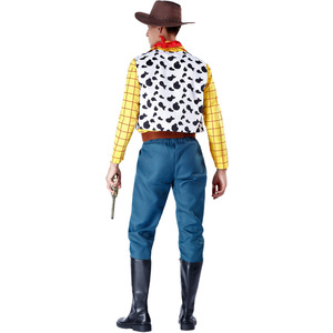 Vestito da cowboy e Cowgirl per ragazze Costume da coppia legnosa con stile giocattolo di Halloween - Product Image 4