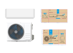 Nhà Máy 18000 BTU 2HP R32 5.5KW biến tần treo tường chia AC đơn vị 18K mini chia một +++ EU tường chia điều hòa không khí - Product Image 3