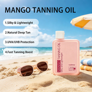 Huile bronzante végane biologique OEM, marque privée, bronzant corporel, autobronzant TANNING20, 100 ml/flacon, 3 ans, 500 pièces, tous types de peau - Product Image 5