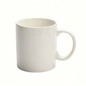 Mug en céramique blanche simple avec logo imprimé, vente en gros d'usine, pour café, thé, eau, latte - Product Image 3