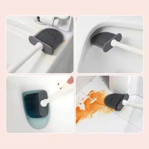 Cute Cartoon Kitten Toilet <strong>Brush</strong> Household Bathroom Cleaning <strong>Brush</strong> Wall-mounted <strong>Floor</strong> Dual-use Models Cleaning Toilet <strong>Brush</strong> - Product Image 4