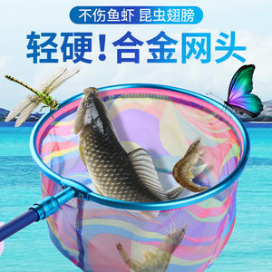 Red de pesca extensible para niños, cabezal de aluminio de 1,13 M, desmontable, juguete para exteriores - Product Image 2